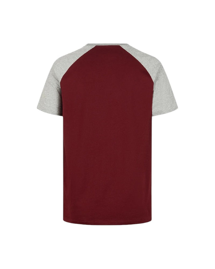 CONVERSE CHUCK TAYLOR RAGLAN RETRO TEE Burgundy  10027040-A01