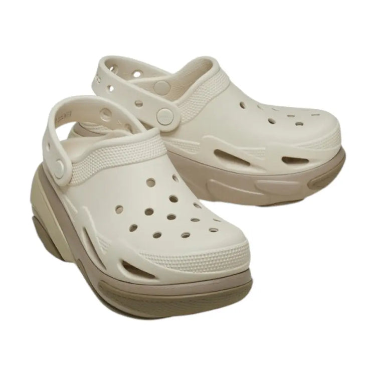 CROCS Bubble Crush Clog Slipper Taupe 210061-214