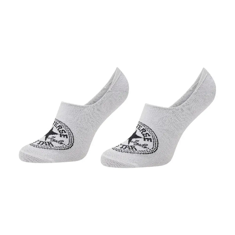 CONVERSE Invisibile Knit and Chuck Socks 2 Pack White E1138W-2009