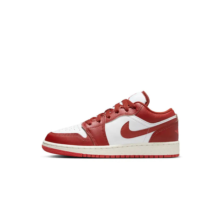 JORDAN Air Jordan 1 Low SE White Dune Red (GS) FJ3465-160