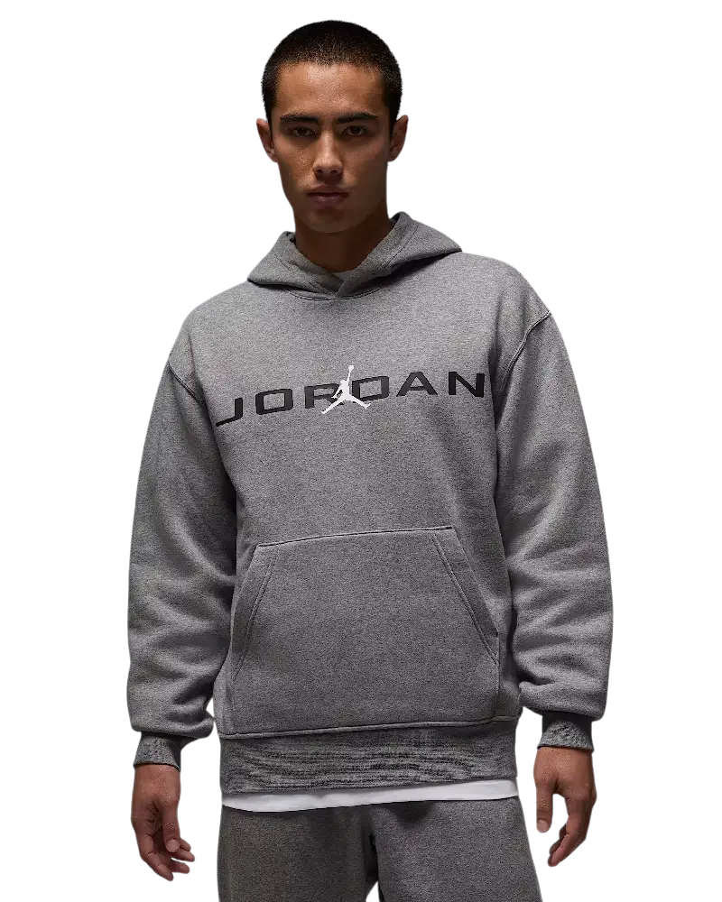 JORDAN Sweat à capuche Stretch Fleece - Gris Carbone/Noir HQ4643-091