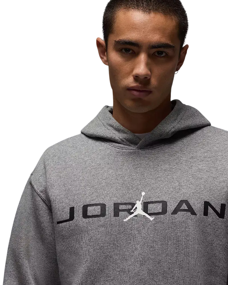JORDAN Sweat à capuche Stretch Fleece - Gris Carbone/Noir HQ4643-091