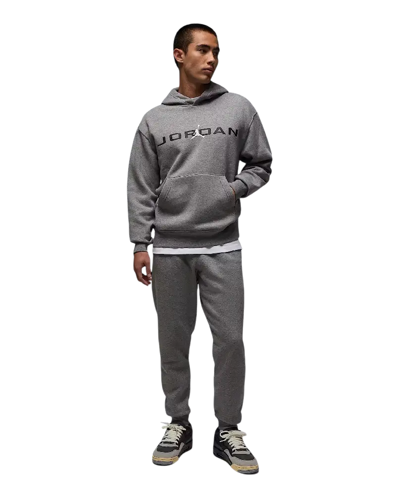 JORDAN Sweat à capuche Stretch Fleece - Gris Carbone/Noir HQ4643-091