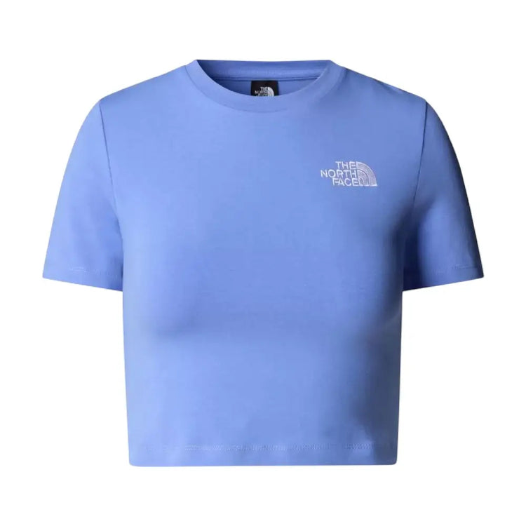 NORTH FACE S/S Essential Cropped Slim T-Shirt Blue NF0A55AO0YI1