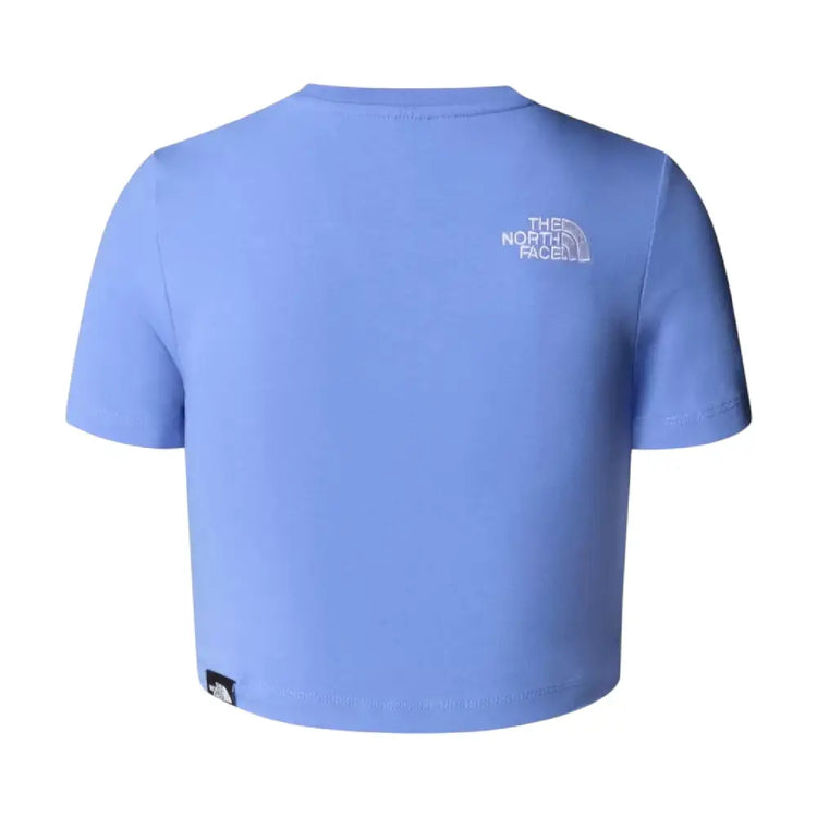NORTH FACE S/S Essential Cropped Slim T-Shirt Blue NF0A55AO0YI1