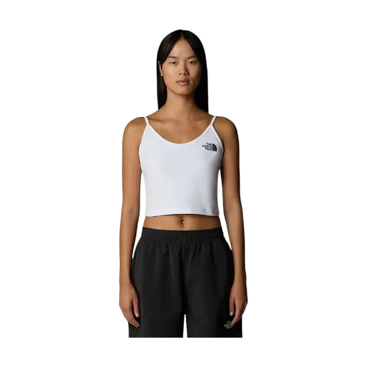 NORTH FACE Slim Crop Tank Top White NF0A55AQFN41