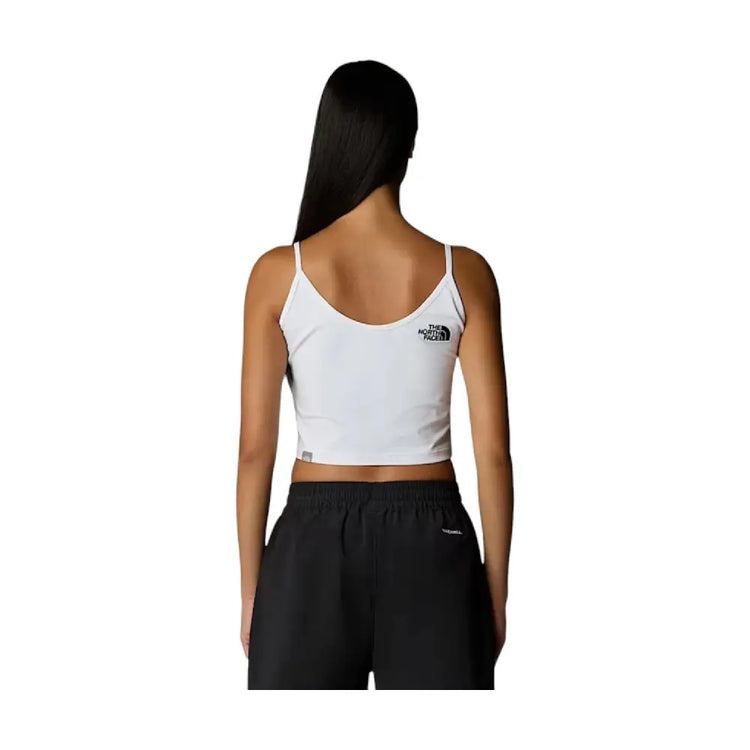 NORTH FACE Slim Crop Tank Top White NF0A55AQFN41