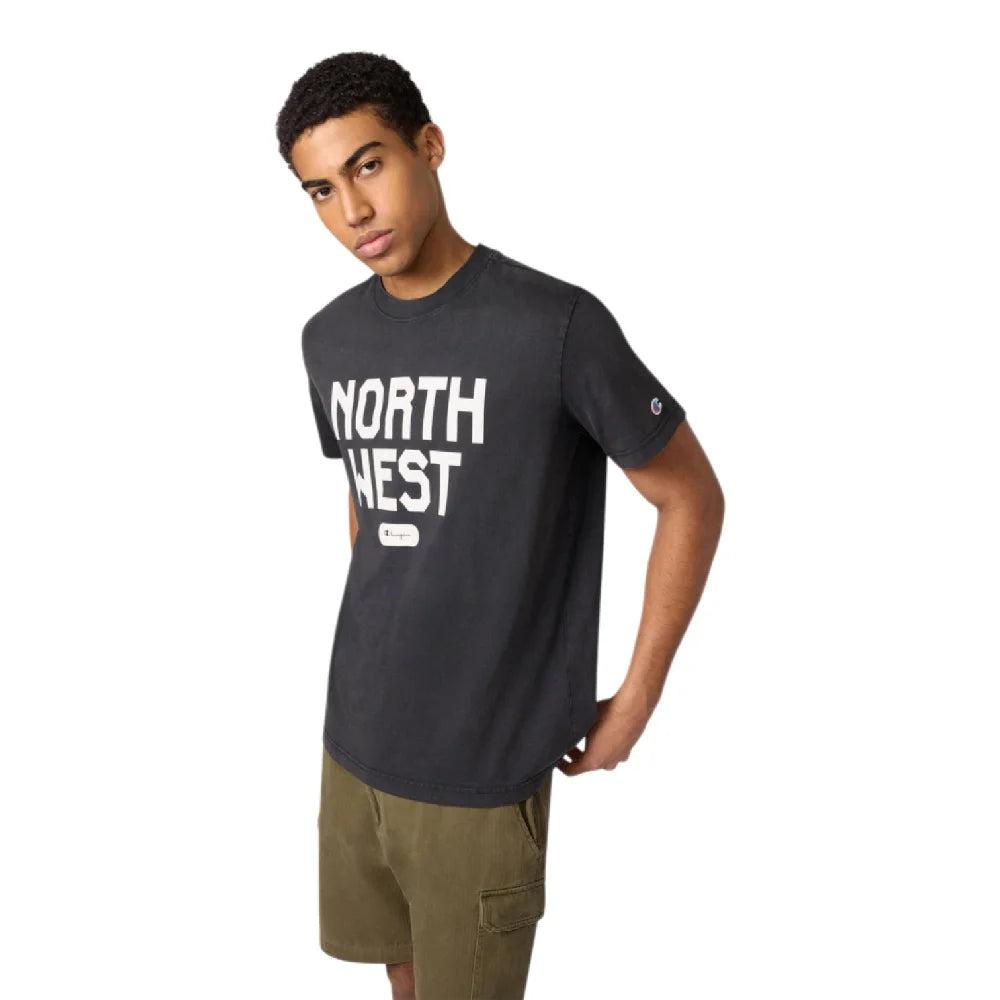 CHAMPION Ss T-Shirt Black 221993-KK001