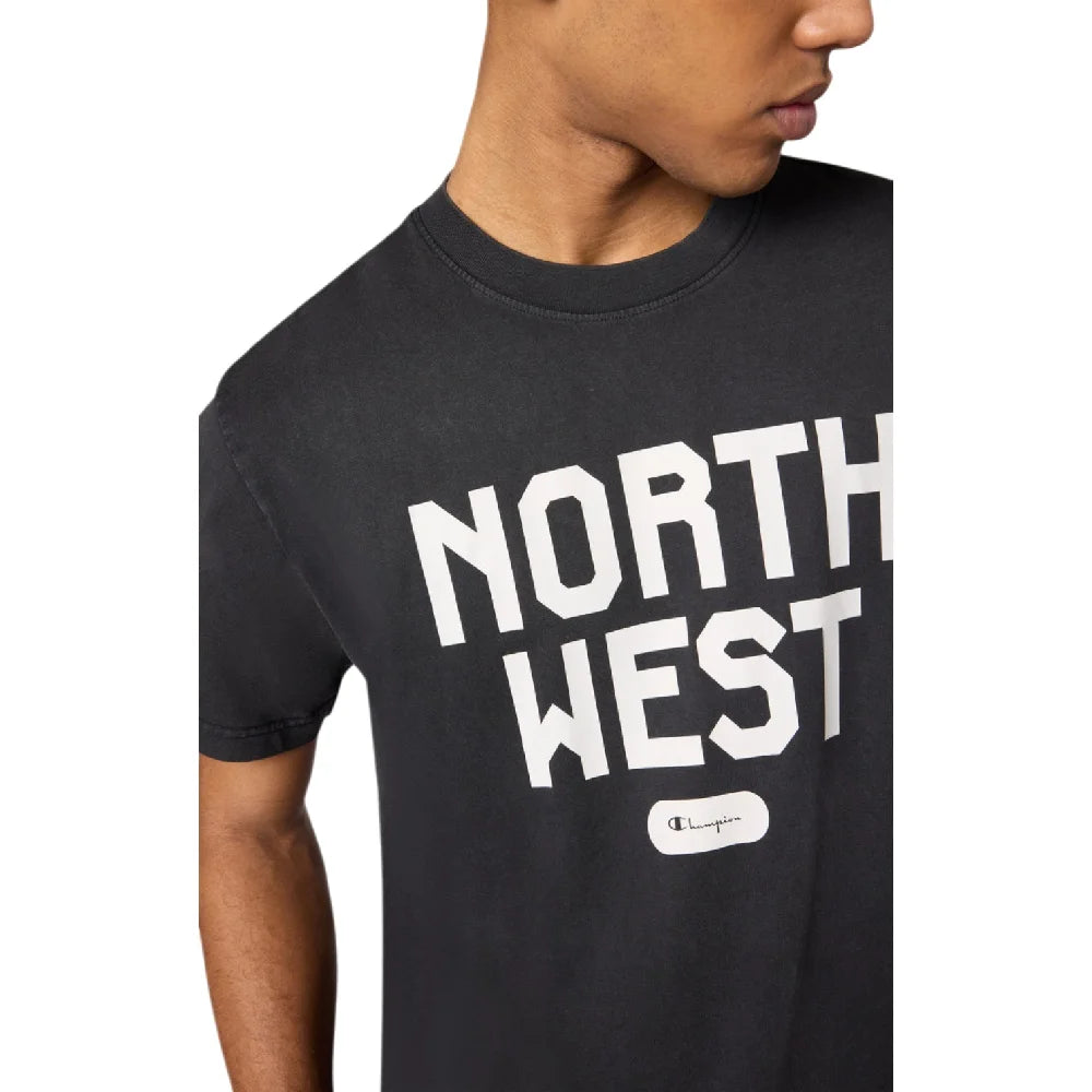 CHAMPION Ss T-Shirt Black 221993-KK001