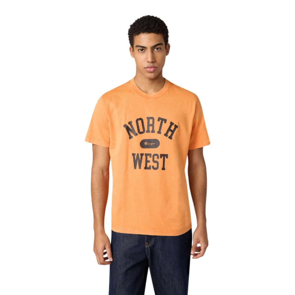 CHAMPION Ss T-Shirt Orange 221993-OS068
