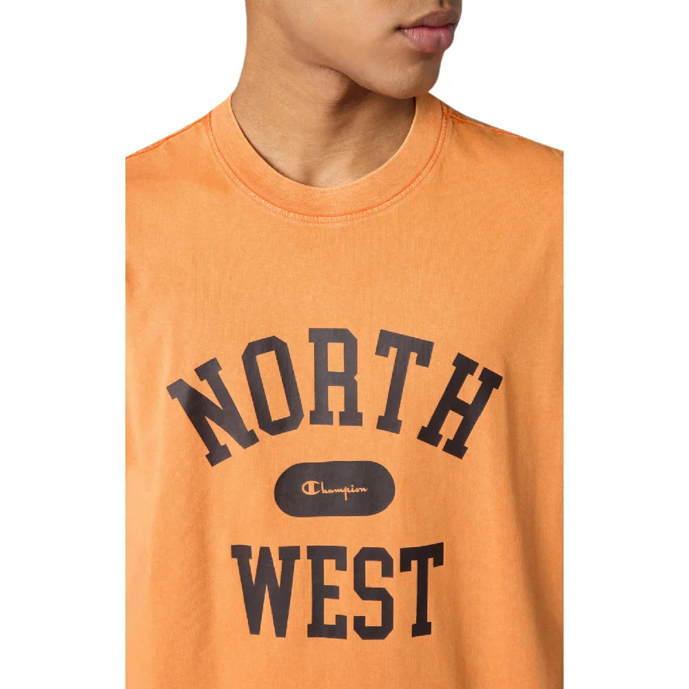 CHAMPION Ss T-Shirt Orange 221993-OS068