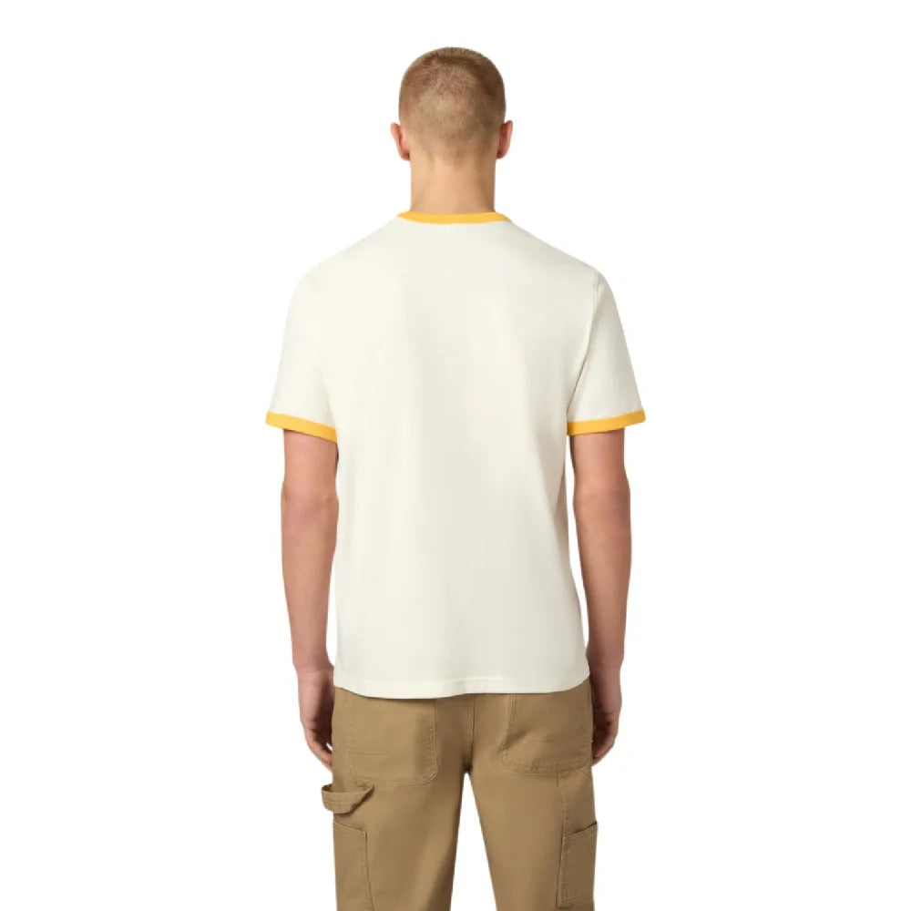 CHAMPION Ringer T-Shirt Cream Yellow 222054-YS171