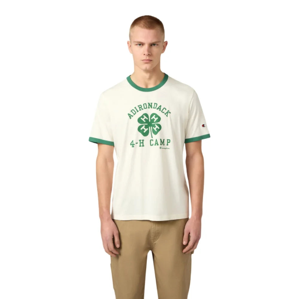 CHAMPION Ringer T-Shirt Cream Green 222054-YS172
