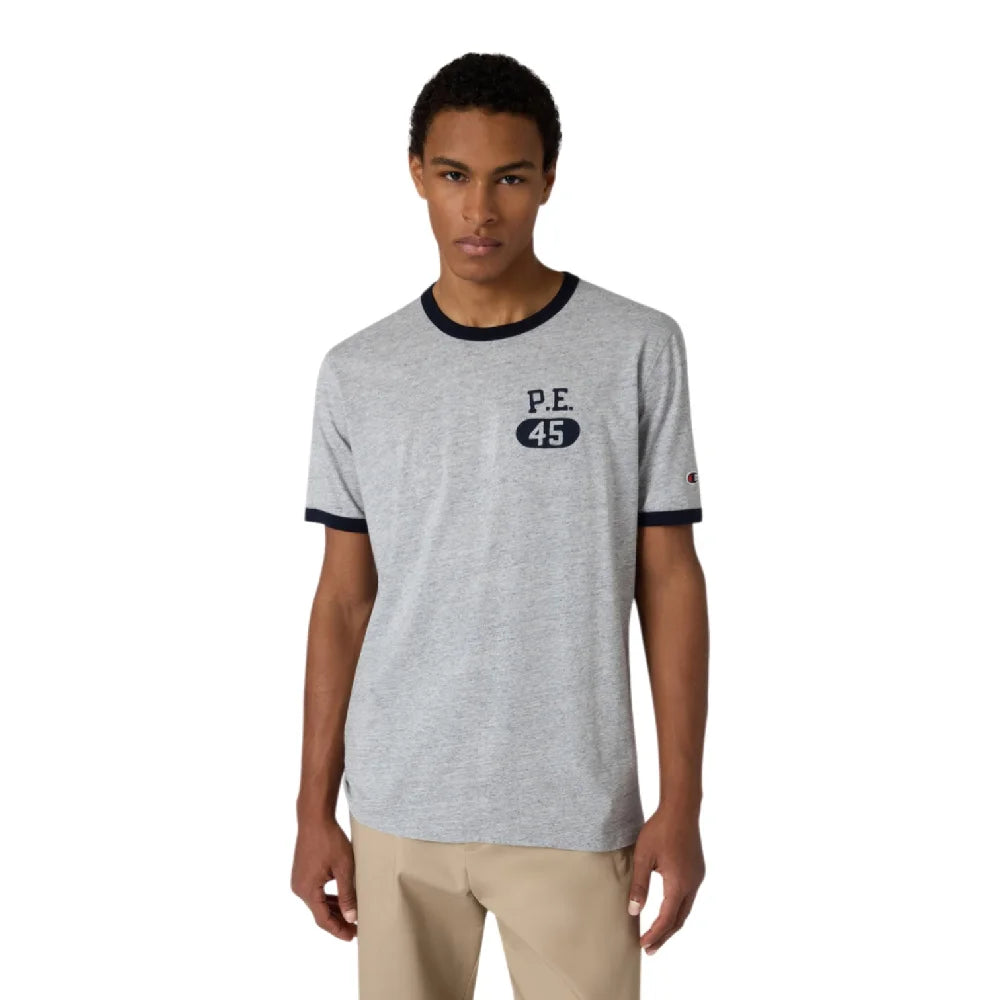 CHAMPION Ringer T-Shirt Grey 222055-EM021