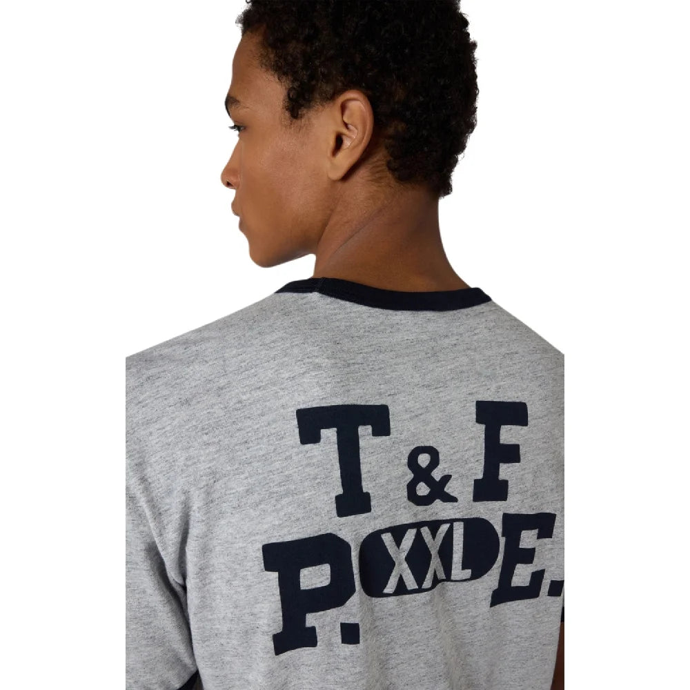 CHAMPION Ringer T-Shirt Grey 222055-EM021
