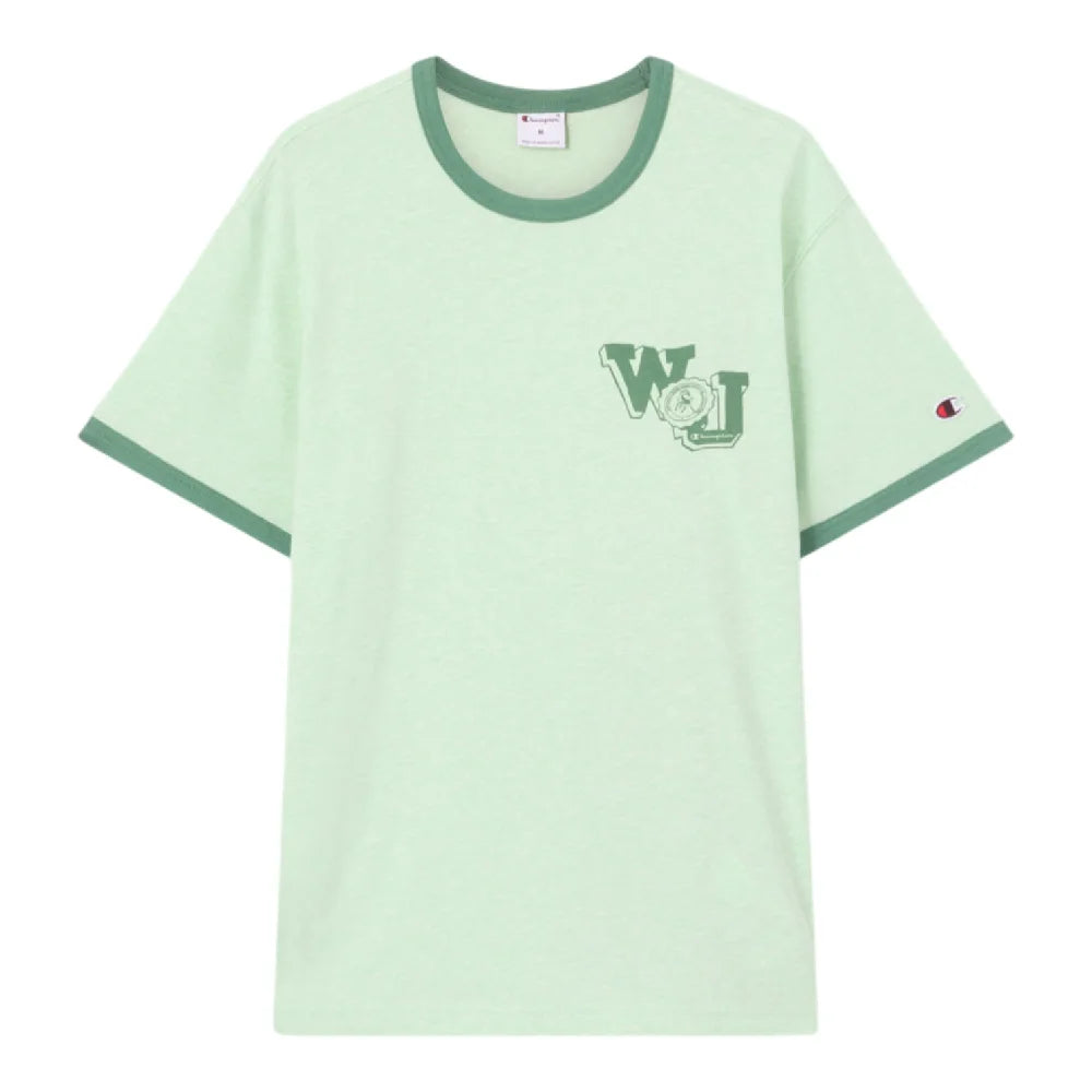 CHAMPION Ringer T-Shirt Green 222055-GM008