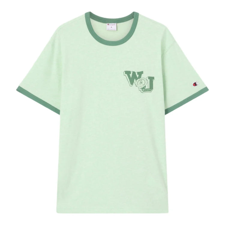 CHAMPION Ringer T-Shirt Green 222055-GM008