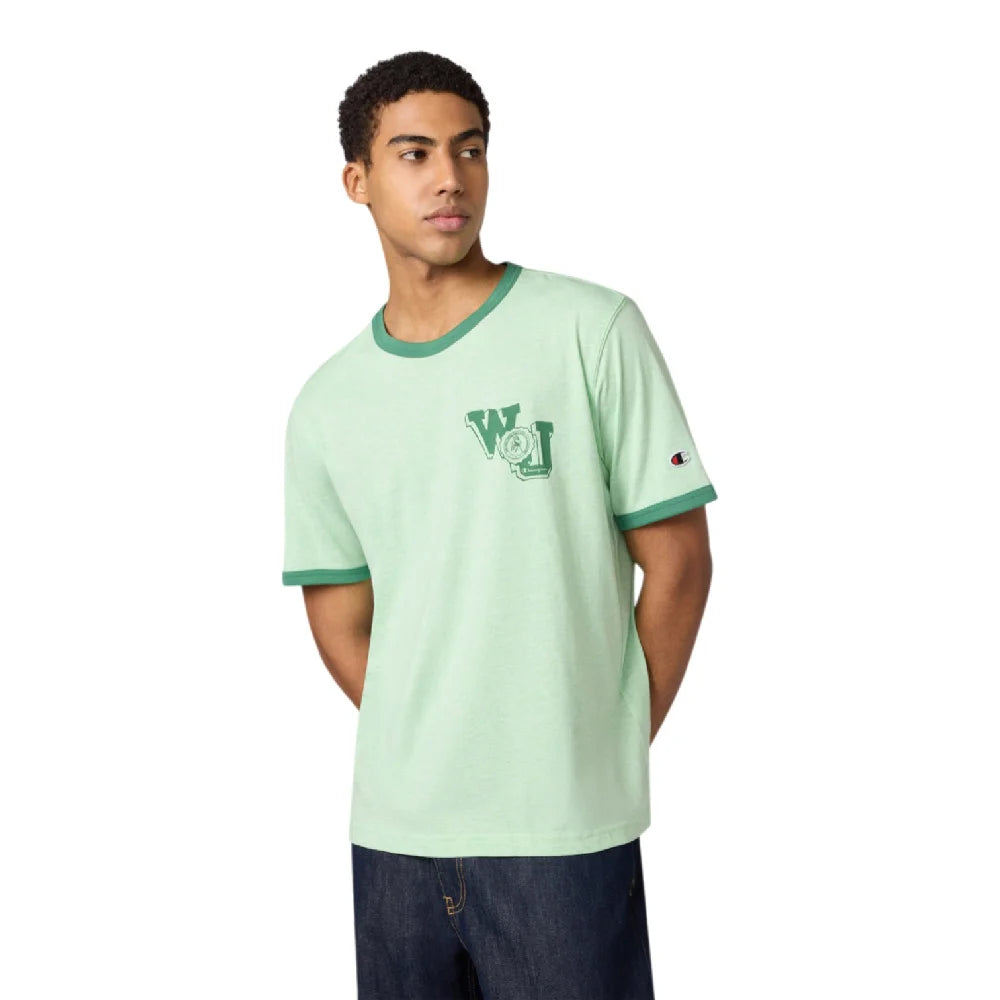 CHAMPION Ringer T-Shirt Green 222055-GM008