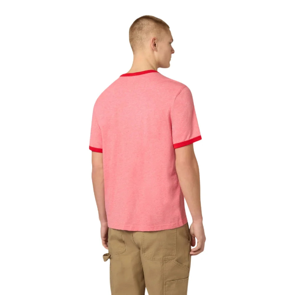 CHAMPION Ringer T-Shirt Dark Pink 222055-RM008