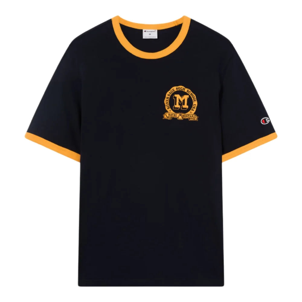 CHAMPION Ringer T-Shirt Dark Blue 222056-BS501