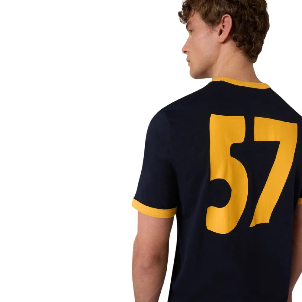 CHAMPION Ringer T-Shirt Dark Blue 222056-BS501