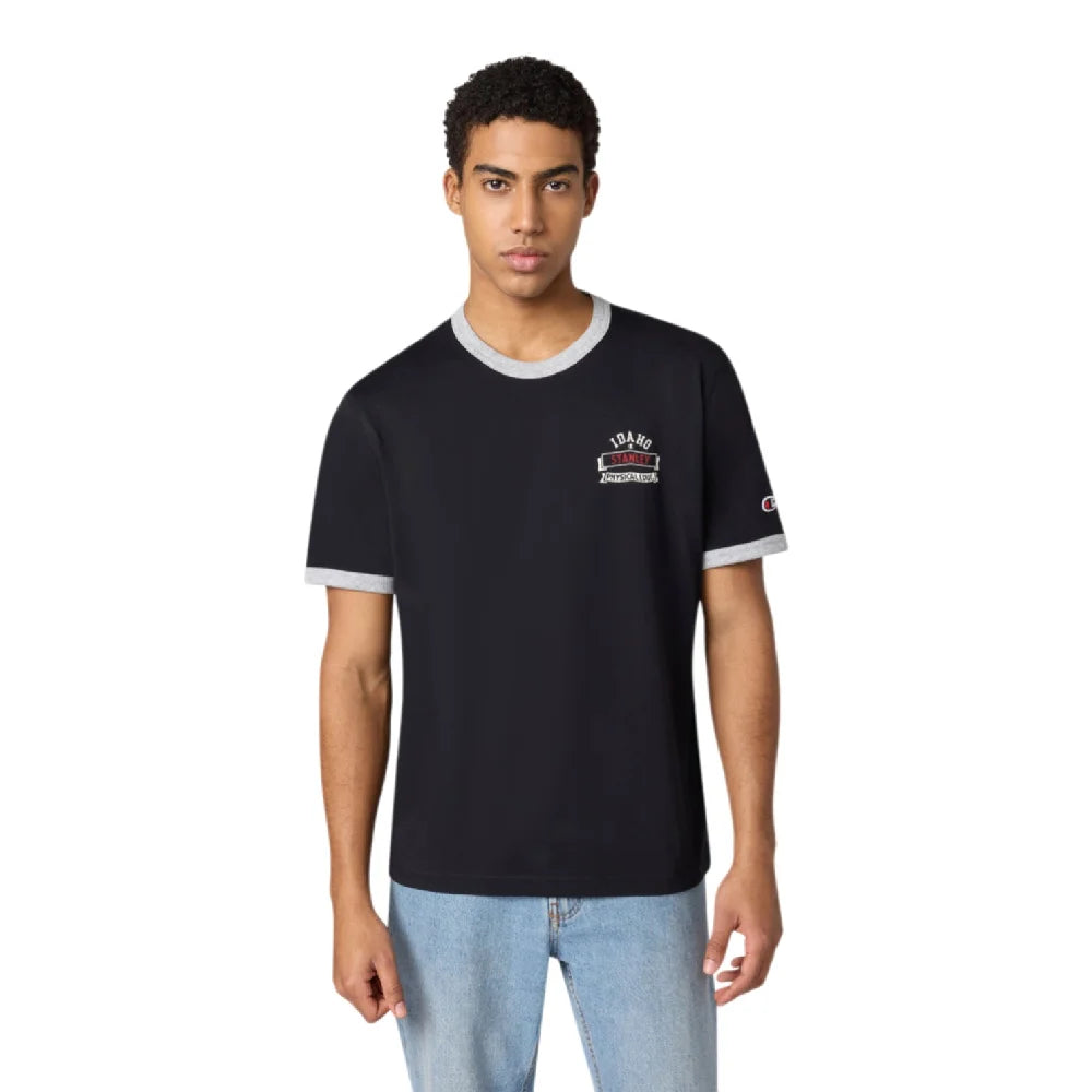 CHAMPION Ringer T-Shirt Black 222056-KK001