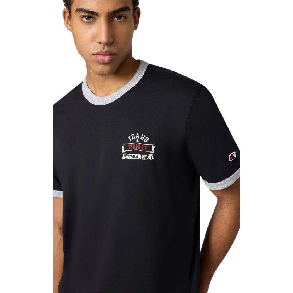 CHAMPION Ringer T-Shirt Black 222056-KK001