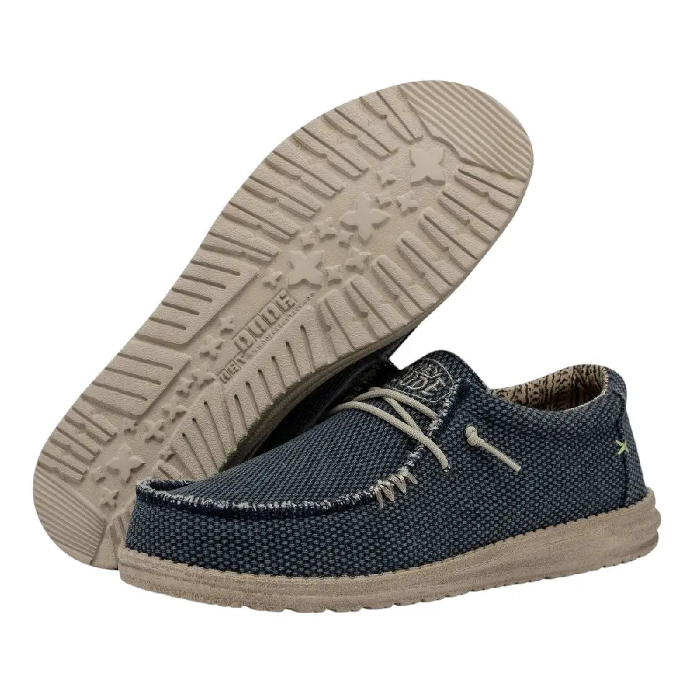 HEY DUDE Wally Braided Blue 40003-4NM