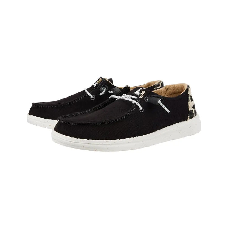 HEY DUDE Wendy Leopard Black Leopard 40735-0CU