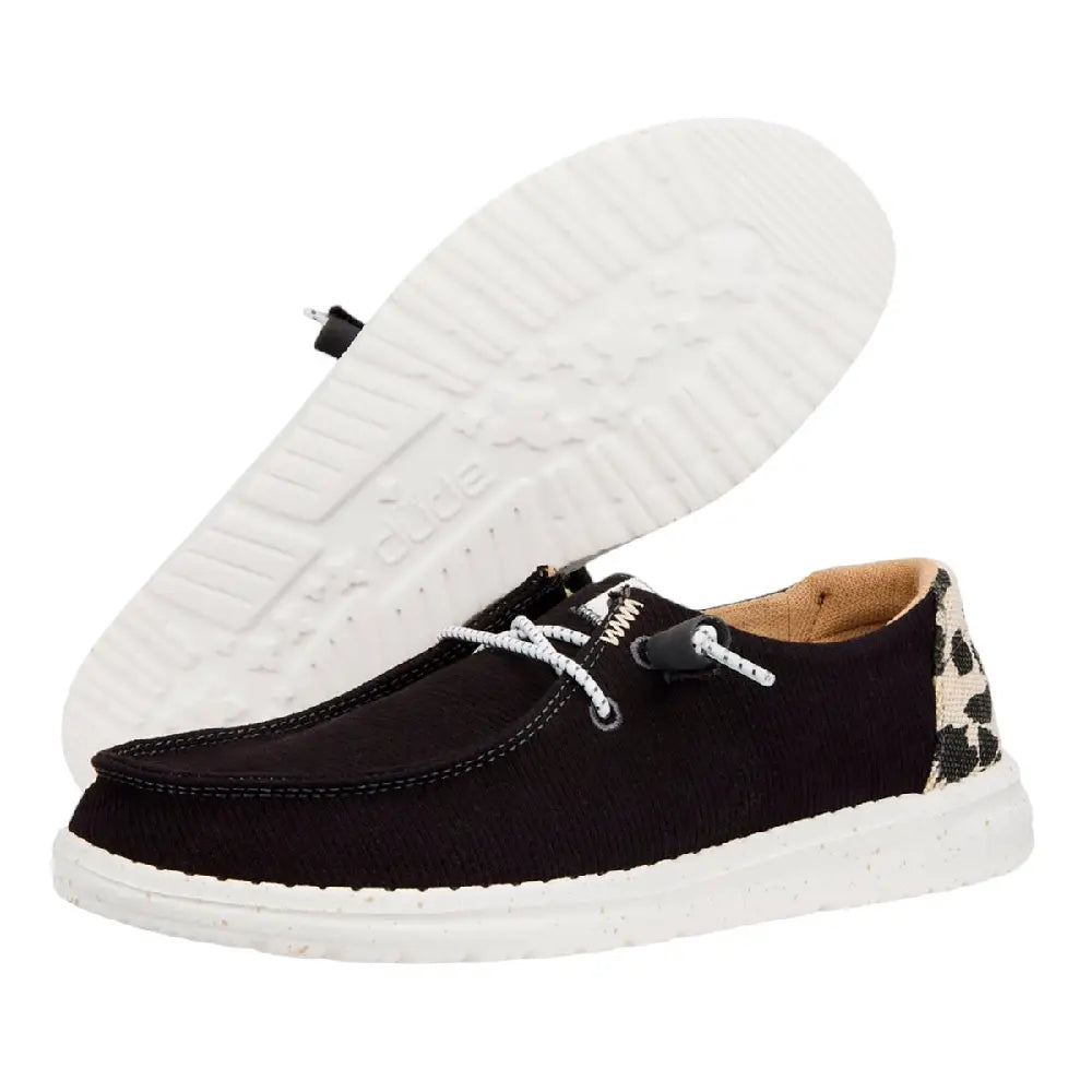 HEY DUDE Wendy Leopard Black Leopard 40735-0CU