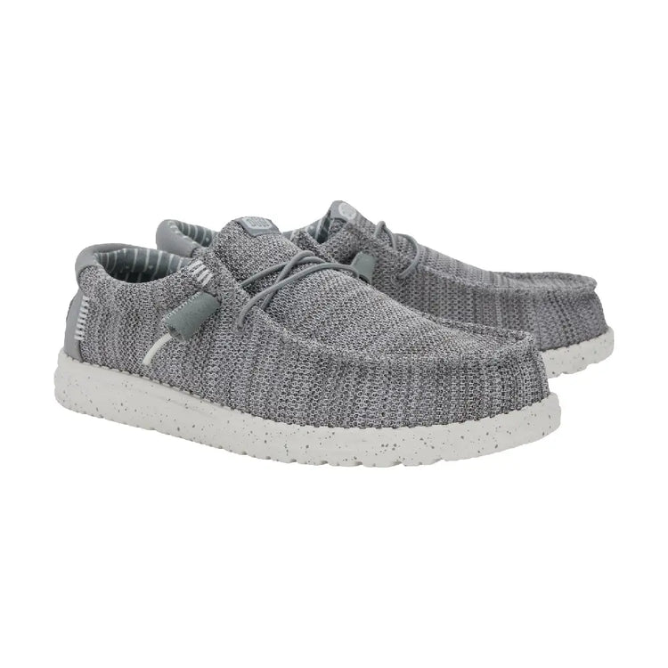 HEY DUDE Wally Stretch Sox Grey 41898-030