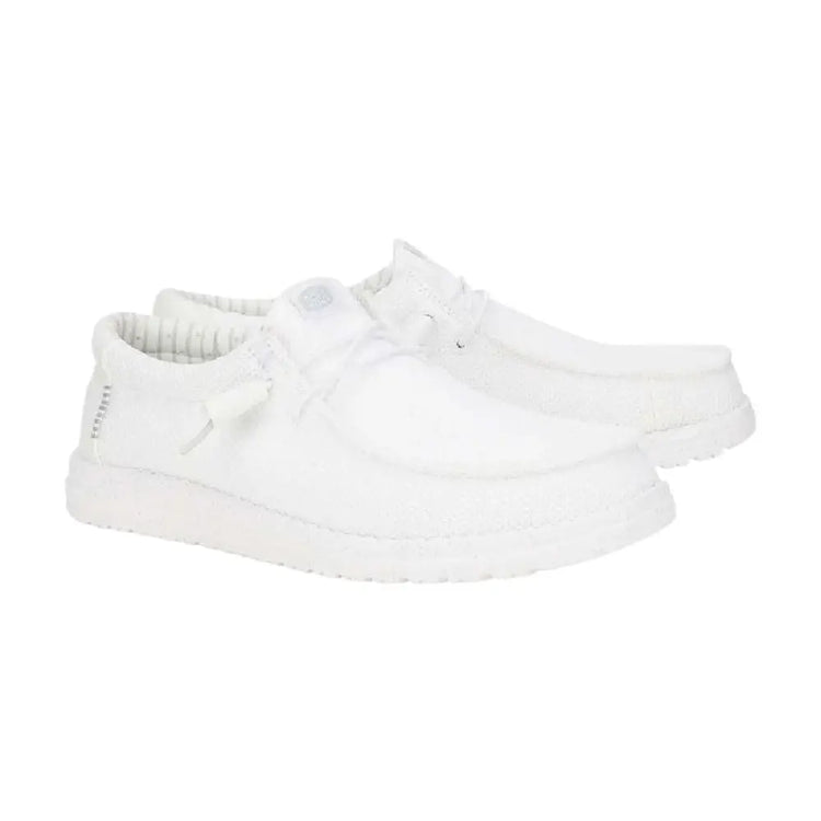 HEY DUDE Wally Stretch Sox White 41898-100