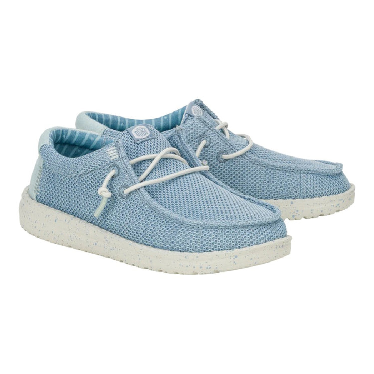 HEY DUDE Wally Youth Stretch Sox Bleu Nuage / Bleu Aube 42072-4TS