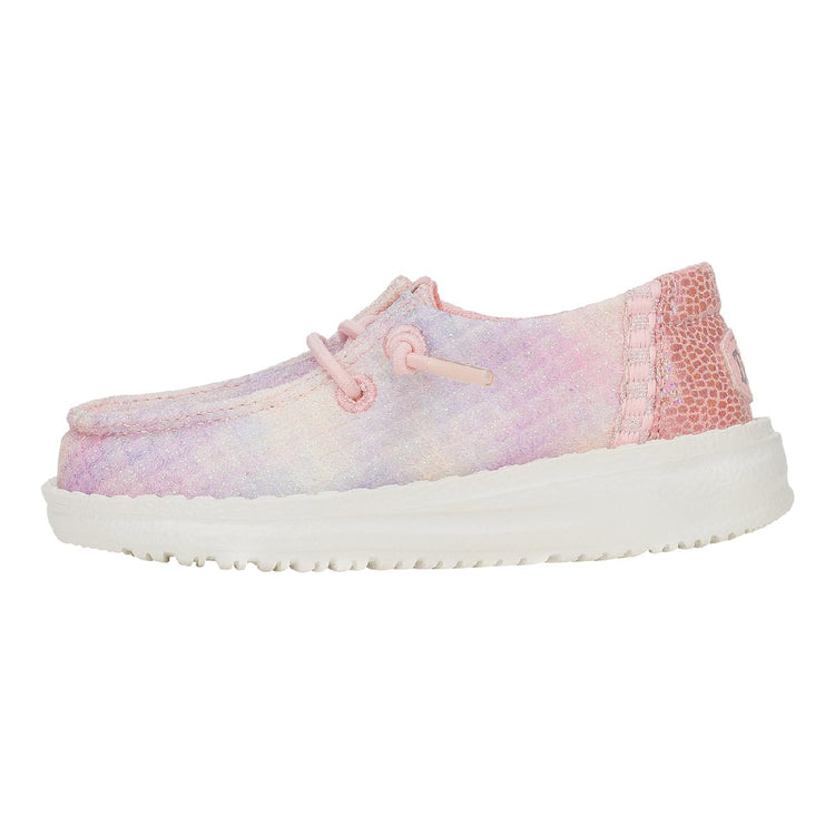 HEY DUDE Wendy Mermaid Shimmer Coral Toddler Girls 43281-77Y