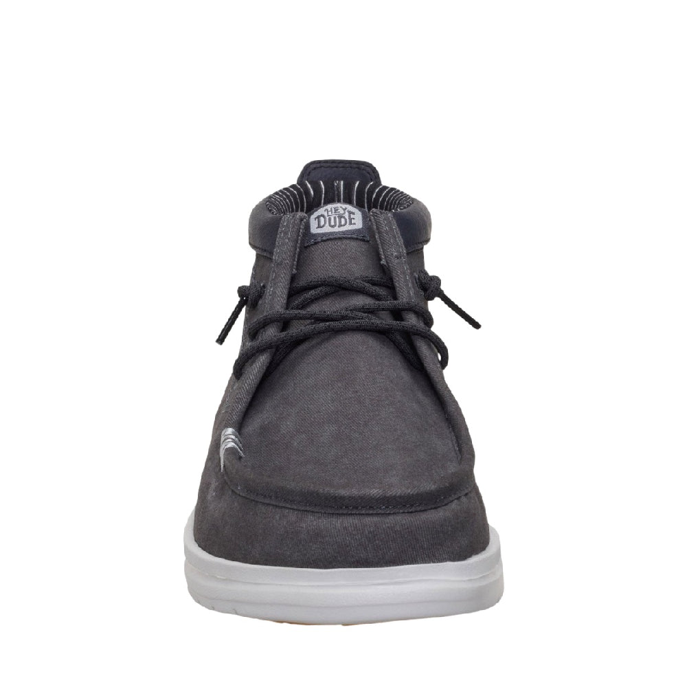 HEY DUDE Wally Mid Gripr Vin Classic Shoes Black 44322-0PF