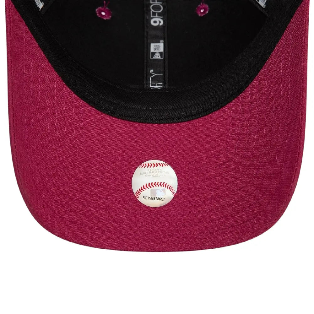 NEW ERA LA Dodgers Flawless Dark Red 9FORTY Adjustable Cap 60595163