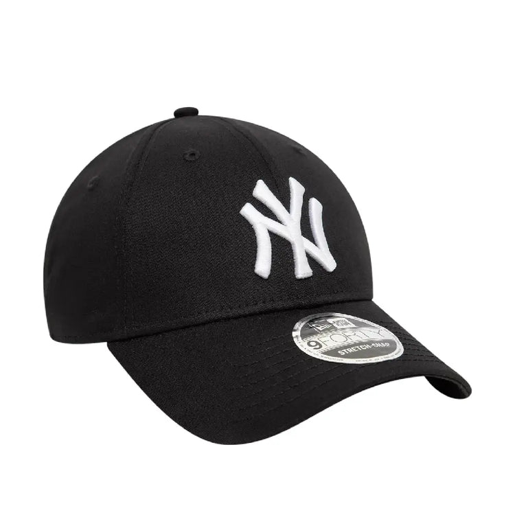 NEW ERA New York Yankees MLB Black 9FORTY Stretch Snap Adjustable Cap 60595167