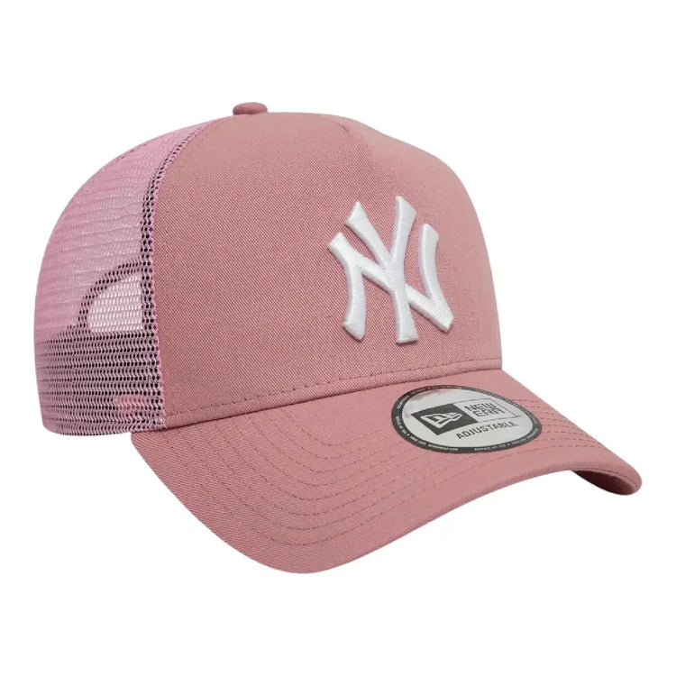 NEW ERA New York Yankees League Essential 9Forty Trucker Cap Pink 60595192