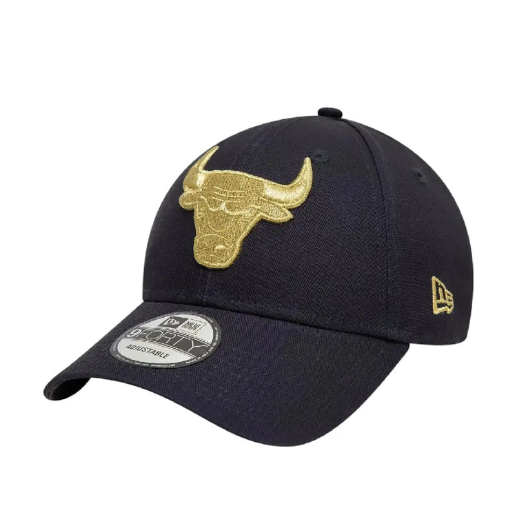 NEW ERA NBA Chicago Bulls Metallic Navy 9FORTY Adjustable Cap 60595196