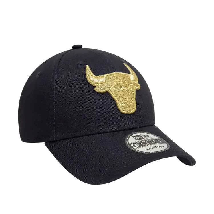 NEW ERA NBA Chicago Bulls Metallic Navy 9FORTY Adjustable Cap 60595196