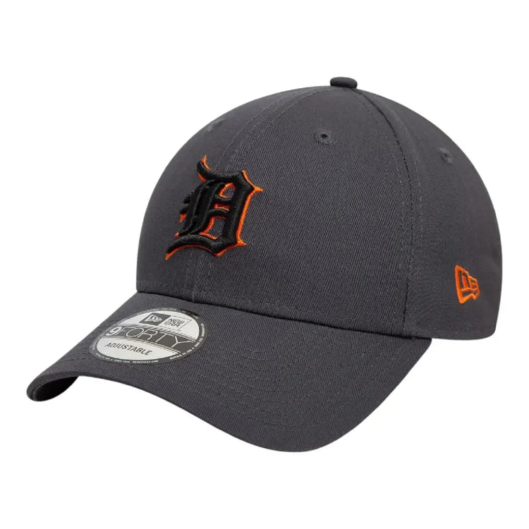 NEW ERA 9Forty Detroit Tigers Side Patch Cap Grey 60595219