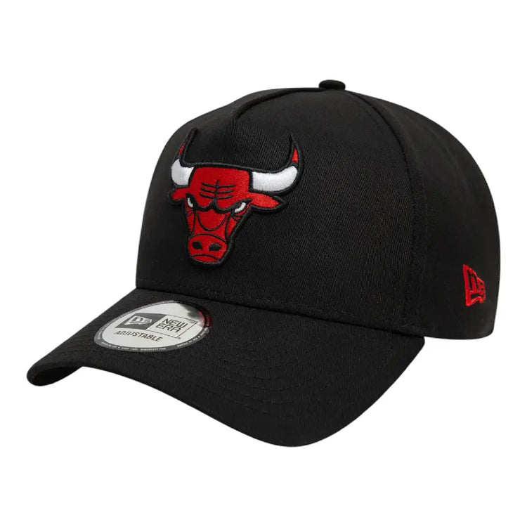 NEW ERA Chicago Bulls NBA Patch Black 9FORTY A-Frame Cap Black 60595220