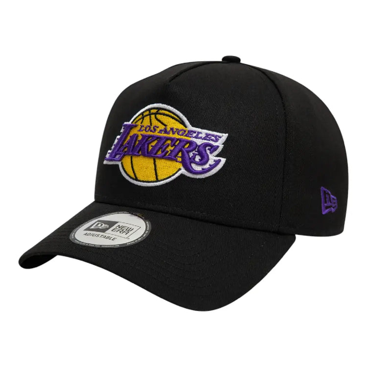 NEW ERA Los Angeles Lakers NBA Patch A-Frame Cap Black 60595228