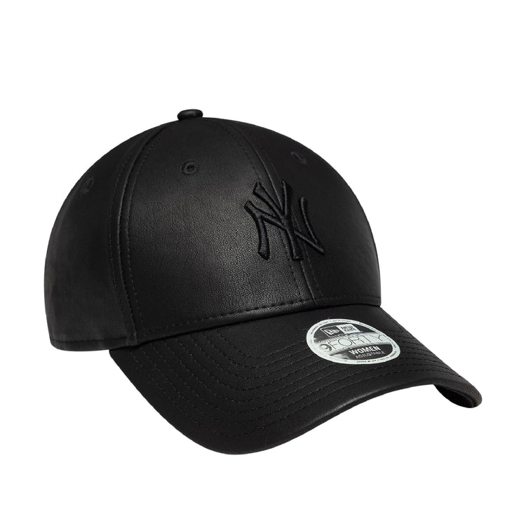 NEW ERA New York Yankees Womens MLB PU Black 9FORTY Cap 60771751