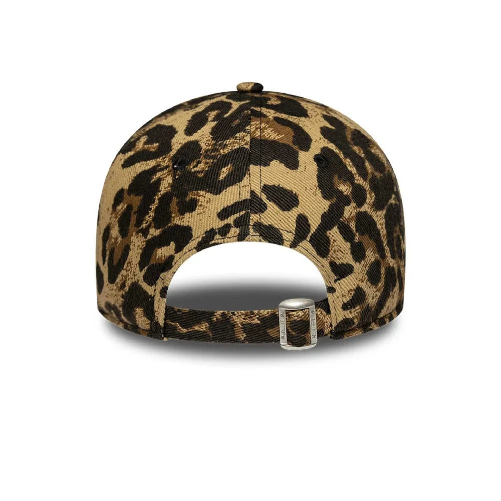 NEW ERA New York Yankees Womens MLB Leopard Dark Brown 9TWENTY Adjustable Cap 60856260