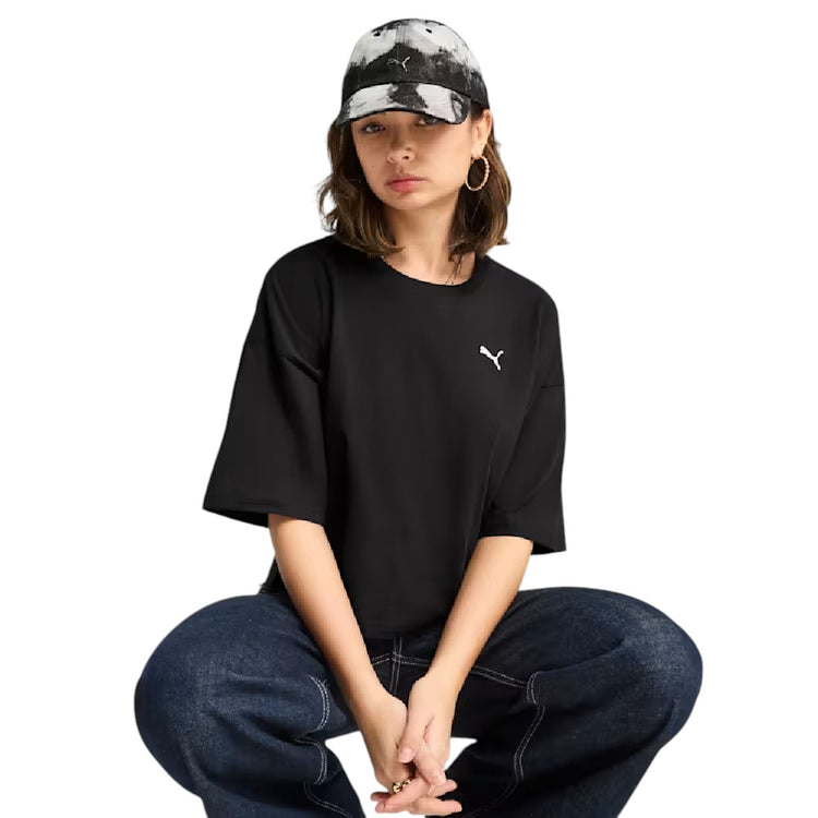 PUMA Wardrobe Essentials Oversized Short Tee 629743-01