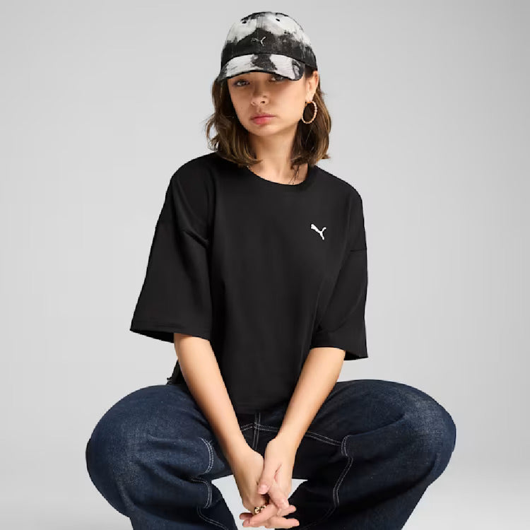 PUMA Wardrobe Essentials Oversized Short Tee 629743-01