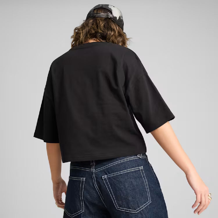 PUMA Wardrobe Essentials Oversized Short Tee 629743-01
