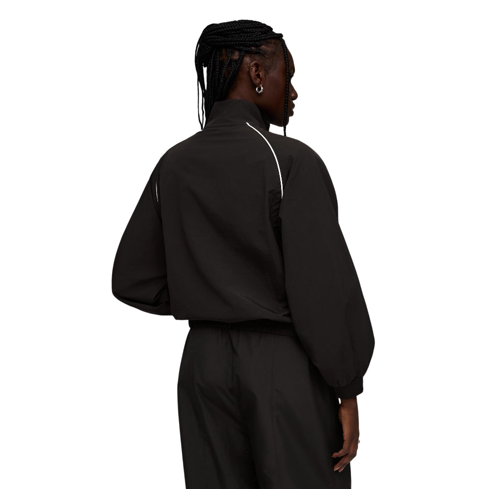 PUMA T7 Balloon Sleeve Piping Relaxed Woven Track Jacket Black 634558-01