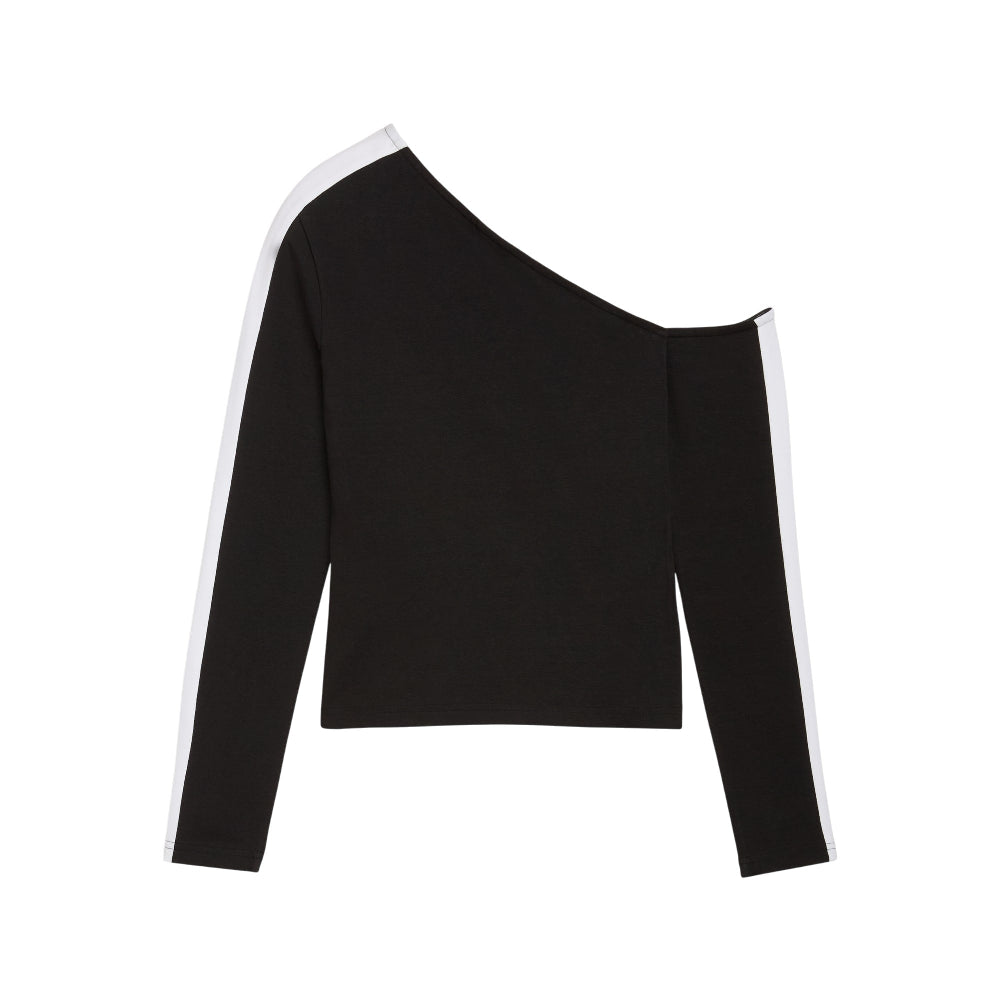 PUMA T7 Asymmetric Longsleeve T-Shirt Black 634623-01